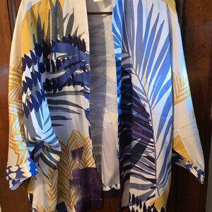 Chico Collage Short Kimono
